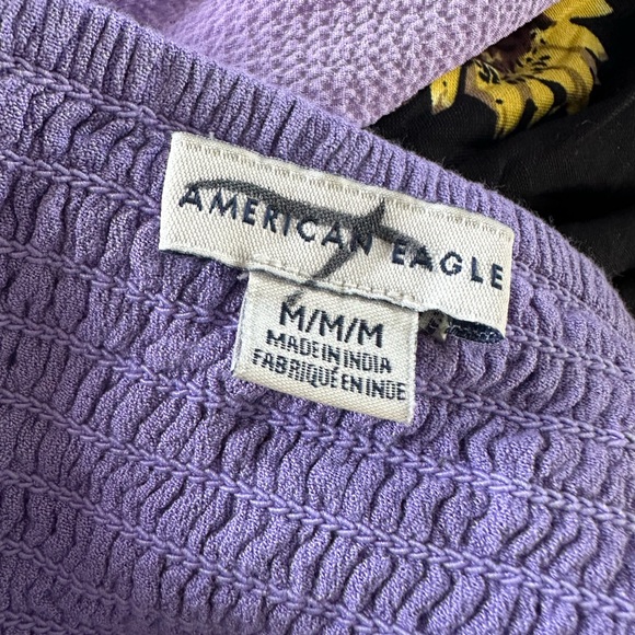 American Eagle purple crop top - Picture 8 of 8